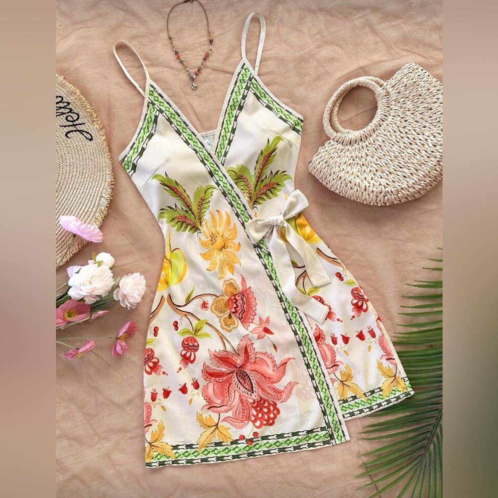 NEW Floral Print Summer Dress